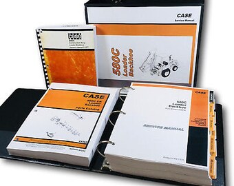 Case 580C Loader Backhoe Operators Service Parts Manual Repair Shop Tractor Ck