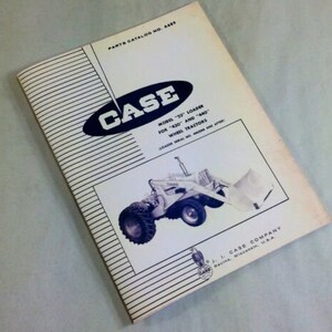 J I Case Model 22 Loader For 430 440 Wheel Tractors Parts Catalog Manual A689