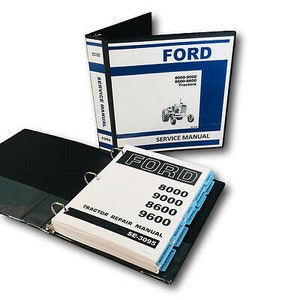 Ford 9000 Series 9100 9200 9600 Tractor Service Manual Repair Shop Workshop