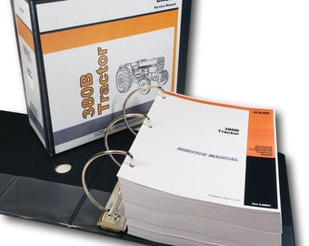 Case International 380B Tractor Service Repair Manual Technical Shop Book