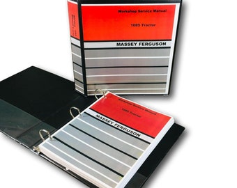 Massey Ferguson 1085 Tractor Service Manual Repair Shop Technical Workshop Book