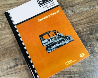 Case 1150D 1155D Crawler Tractor Loader Dozer Operators Manual Owners Book