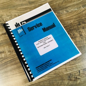 Robert Bosch Pes-6P Diesel Fuel Injection Pump Rebuild Service Repair Manual Ih