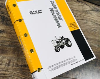 Case 930 931 940 941 Tractor Service Manual Repair Shop Book-Full Overhaul