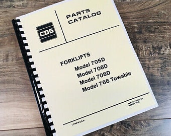 Allis Chalmers 708D 766 フォークリフト部品マニュアルカタログ