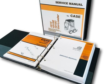 Case 1816C Uni-Loaders Service Manual Parts Catalog Repair Shop Book Set