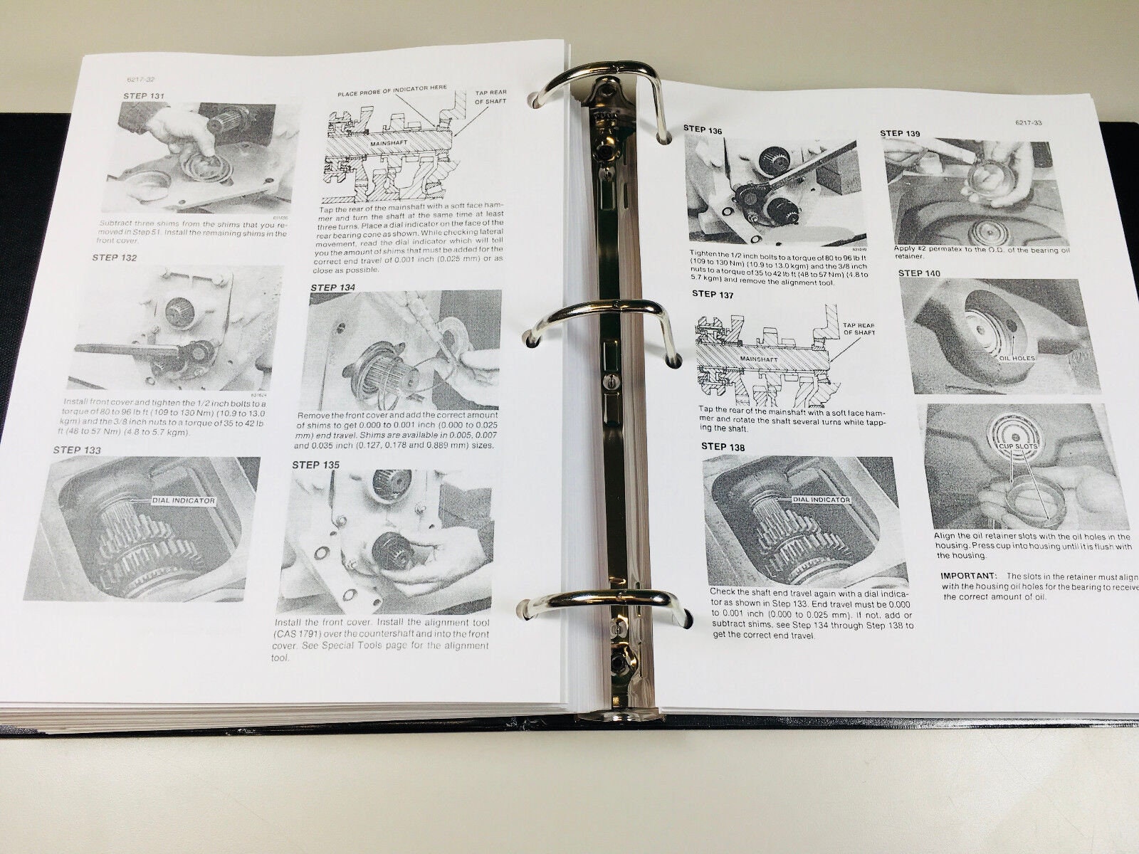 Case 580Ck Trattore Caricatore Terna Ricambi Di Ricambio Manuale Shop Book Set 1340Pgs!! - Italia - Foto 5