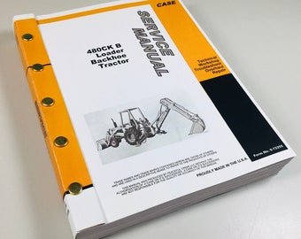 Case 480B 480Ck Series B Tractor Loader Backhoe Service Manual