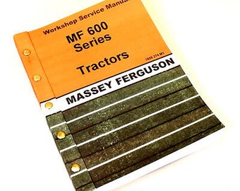 Massey Ferguson Mf675 675 690 Mf690 Tractor Service Repair Manual Workshop Shop