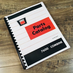 Oliver 7600 Kombinieren Teile Handbuch Katalog Buch Montage Schemata Explosionszeichnungen