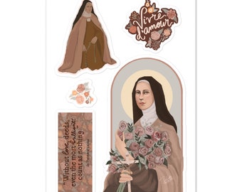 St. Therese of Lisieux stickers