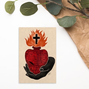 Le Christ n’a pas d’autre corps que le tien - Carte postale du Sacré-Cœur