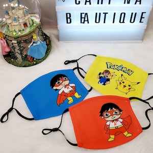 Face Mask Customized Cartoon Characters Design your own | Etsy