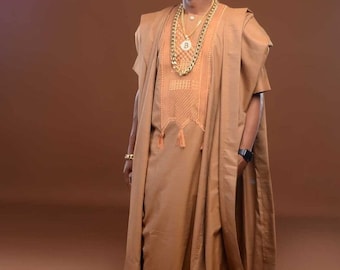 FEMI African Agbada| African men clothing| Wedding suit| Groom suit| Prom Wear