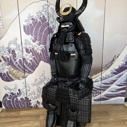 Japan Samurai Armor Helmet Mask Full Set Wearable Armor Home Etsy
