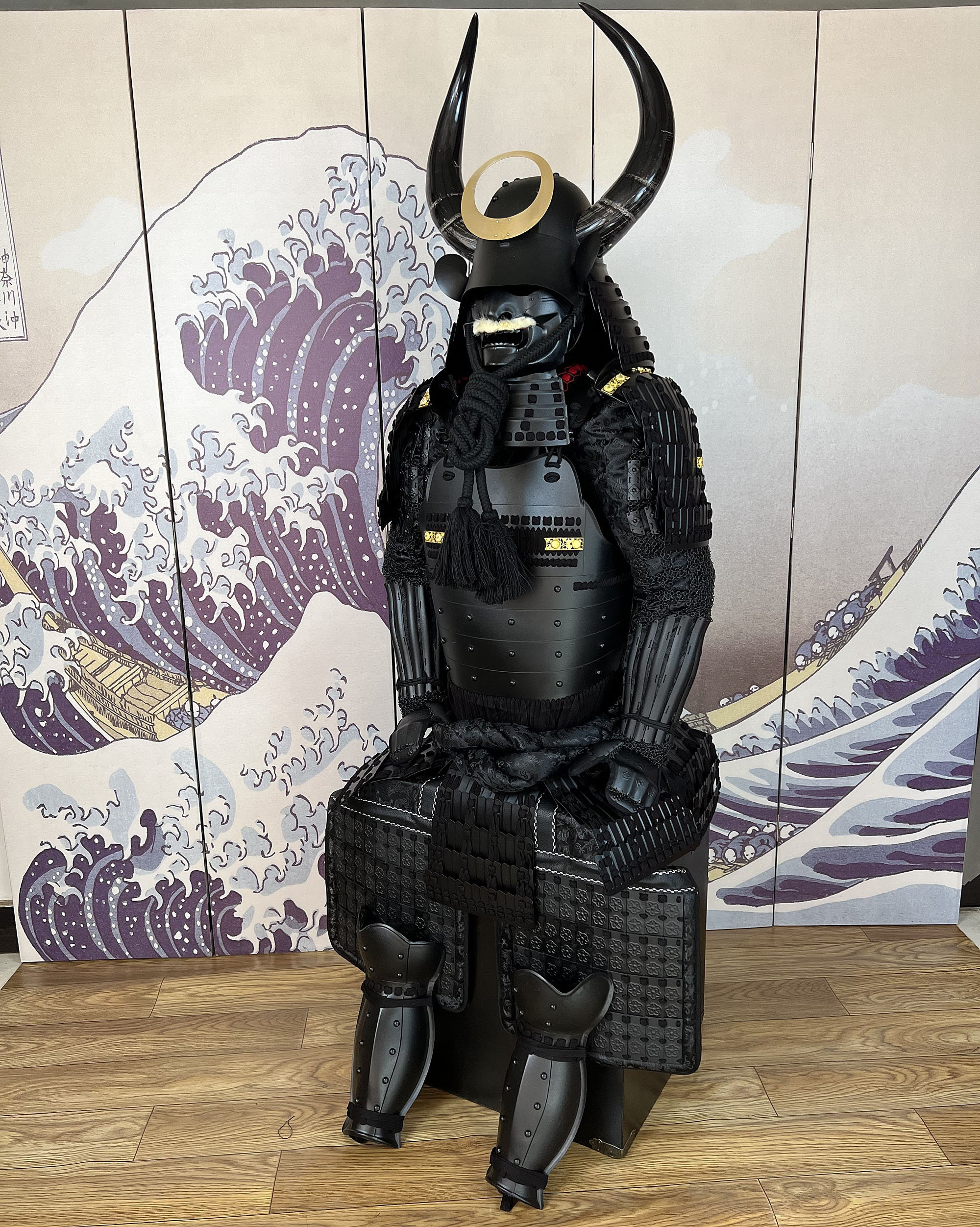 Japan Samurai Armor Helmet Mask Full Set Wearable Armor Home Etsy