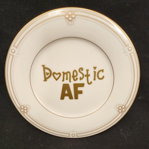 Domestic AF (6 inch) Decorative Funny Plate