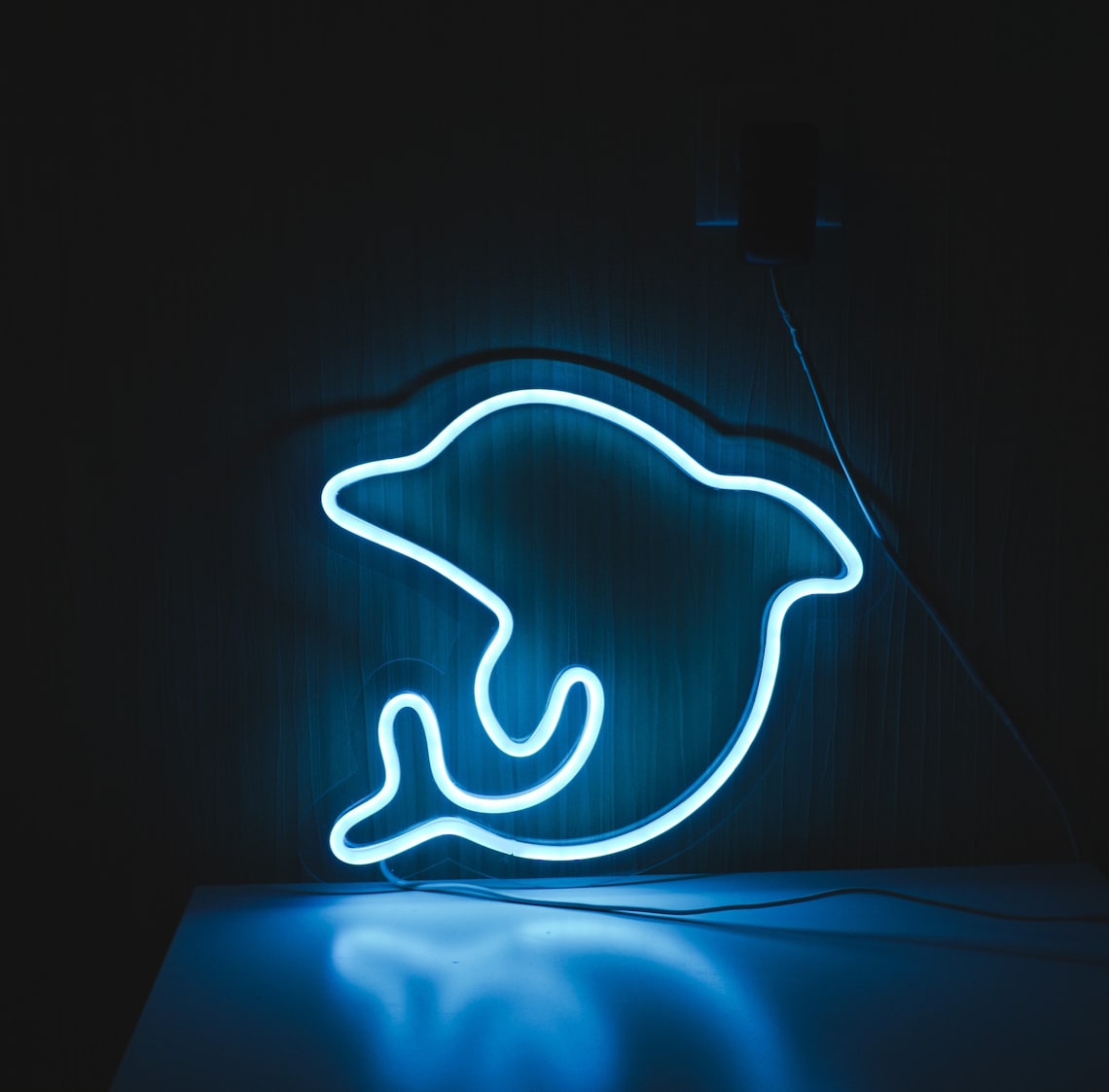 Dolphin NEON SIGN Led Flex Neon Home Interior Decor | Etsy