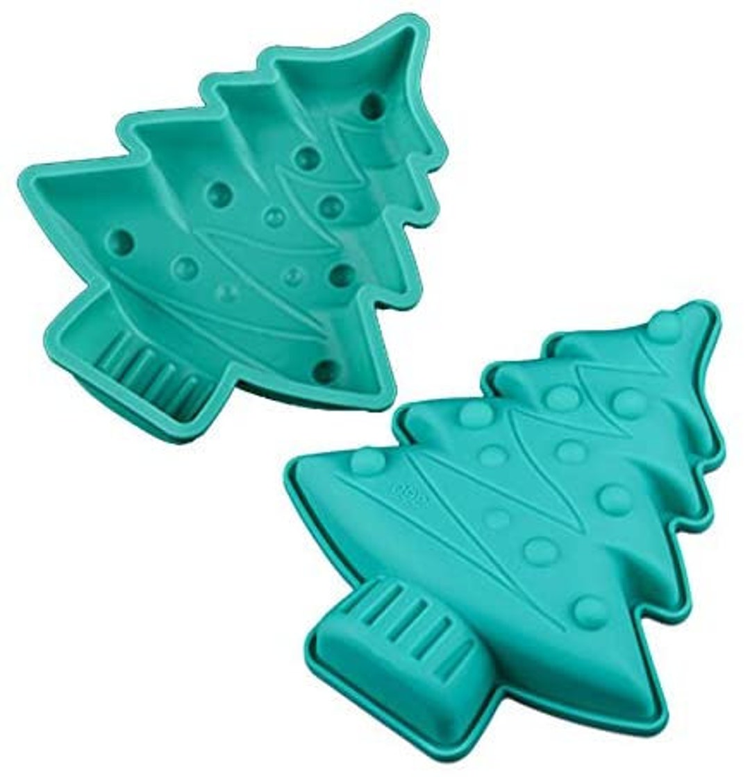 Big Christmas Tree Shape Cake Mold Breakable Chocolate Mold Etsy