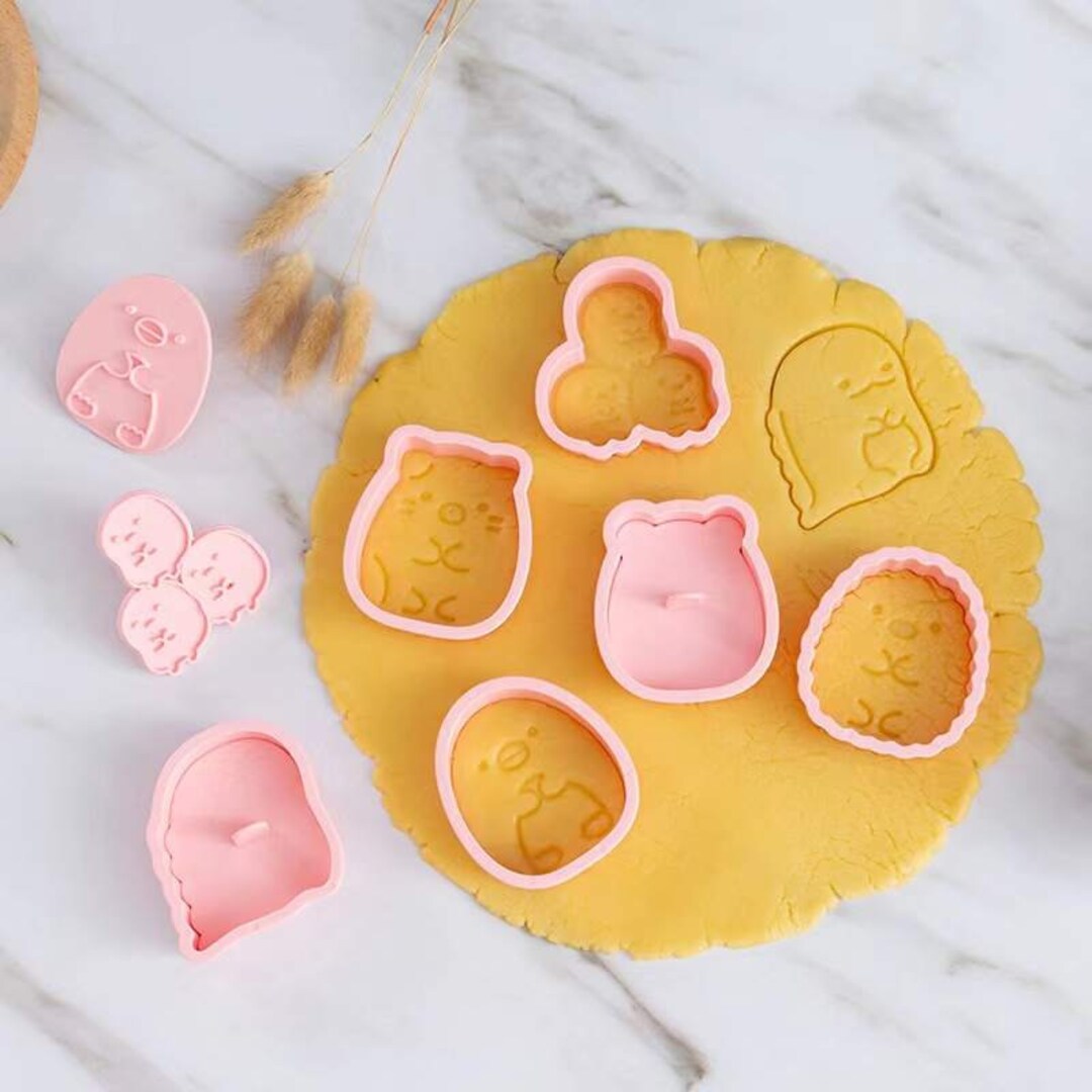 Sumikko Gurashi Cookie Cutter Set ,6 Designs, Shirokuma, Tokage