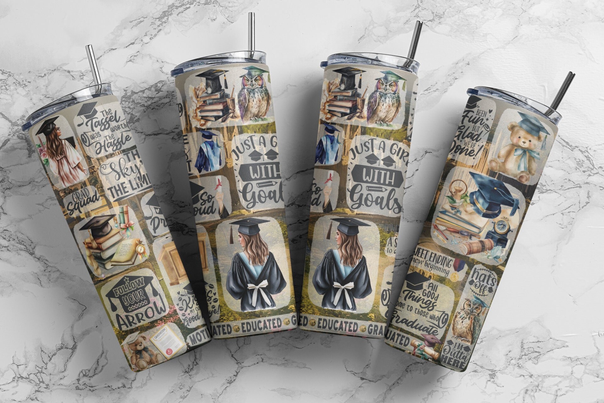 thumbnail image 2 of Personalized Graduation Tumbler, Custom Graduation Tumbler Cup For Graduate, Graduation Gift, Class Of 2023 Gift, Senior Grad Travel Cup 2 of 13