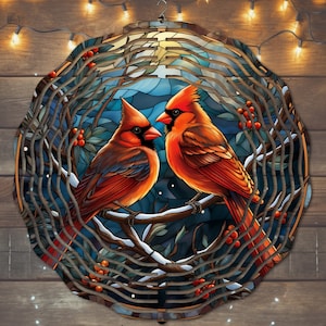 Cardinal Wind Spinner Sublimation Design, Instant Download, PNG File, Cardinal Wind Spinner Template, Wind Spinner Sublimation, Cardinal PNG