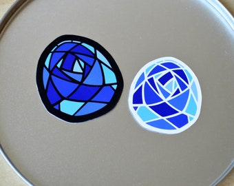 Black /& White 1 of 12-Months17-Kinds-of Birthstone Stickers Diamond April Birthstone Stickers Waterproof and UV-Resistant