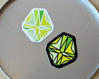Black /& White 1 of 12-Months17-Kinds-of Birthstone Stickers Diamond April Birthstone Stickers Waterproof and UV-Resistant