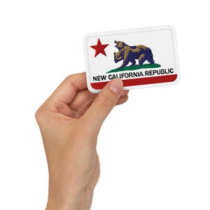 NCR Patch | Fallout New Vegas Inspired | New California Republic Embroidered Patch | Iron On | Fallout Fan Gift