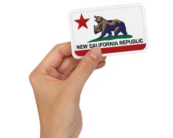 NCR Patch | Fallout New Vegas Inspired | New California Republic Embroidered Patch | Iron On | Fallout Fan Gift