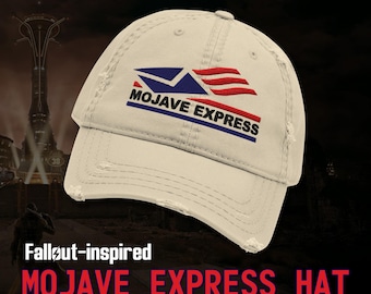 Fallout New Vegas Mojave Express Hat | Courier Hat | Fan Gift | Wasteland Dad Cap