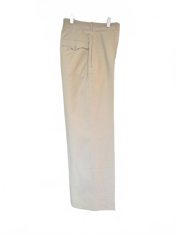 1944 U.S. Military Khaki Service Trousers 28" Wai… - image 4