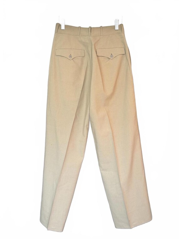 1944 U.S. Military Khaki Service Trousers 28" Wai… - image 2