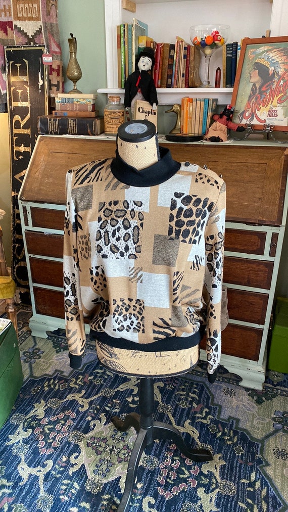 Animal print sweater womens - Gem