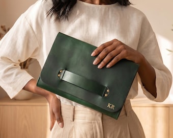 Bolsa de mão de couro com alça, Bolsa de mão de couro personalizada, Bolsa de mão de couro, Carteira de mão de couro, Bolsa de mão de couro para noite, Bolsa de noite feminina
