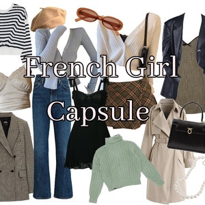 French Girl Style Capsule Wardrobe Thrifted Mystery Box