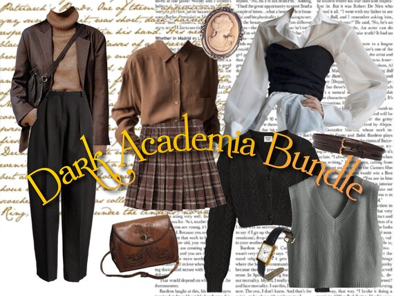 Dark Academia Mystery Thrifted Clothing Bundle