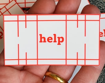 Help! I’m in Vertical Video!! - Funny Sticker - Film & Video Production