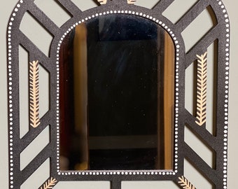 Handmade Indian Art Wall Mirror Decor
