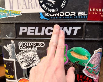 Pelic*nt Sticker for Pelican Case - Funny Sticker - Film & Video Production - Australian Humor