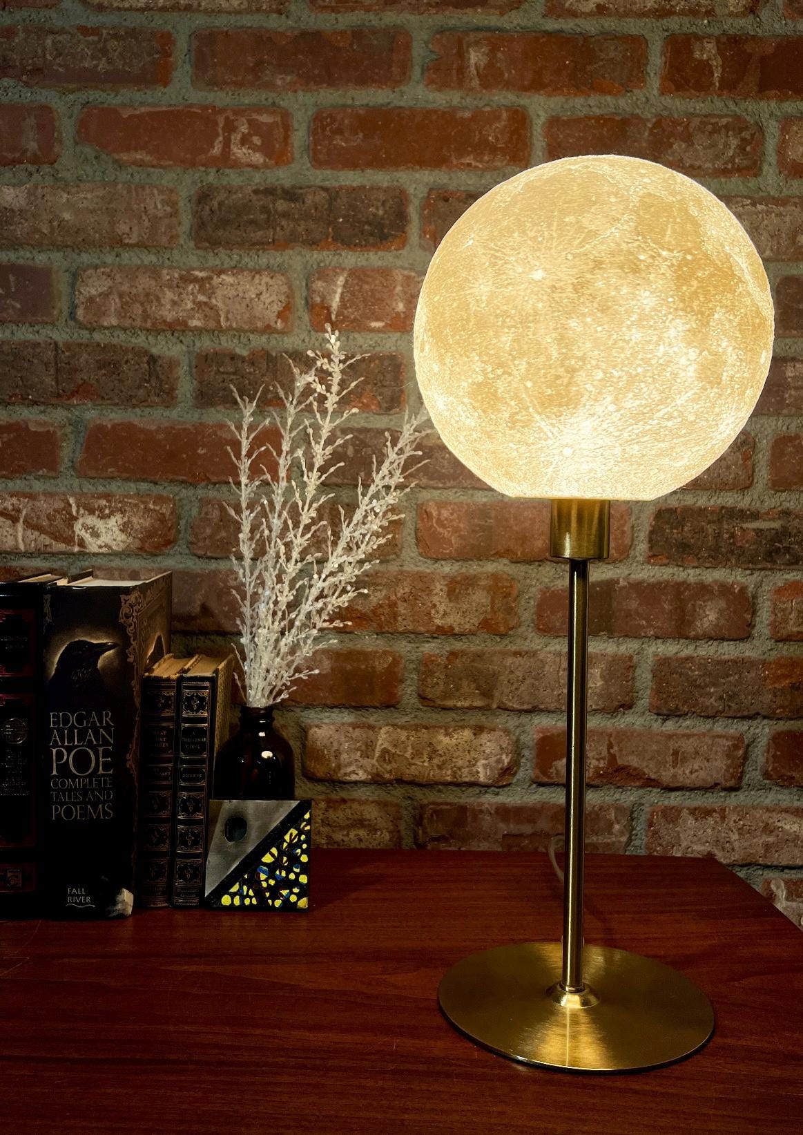 Midcentury Globe Table Lamp
