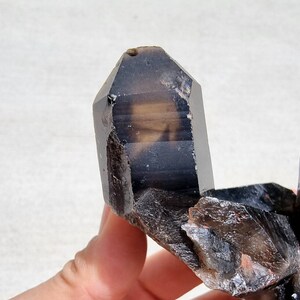 Smoky Quartz, Black Quartz, Smoky Quartz Cluster, Quartz Cluster, Irradiated Black Quartz