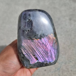 Purple Fire Labradorite Freeform, Spectrolite, Transformation Crystal, Purple Labradorite, Rainbow Labradorite