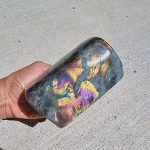 Purple Labradorite Freeform, Purple Flash, Rainbow Labradorite, Spectrolite, Purple Labradorite