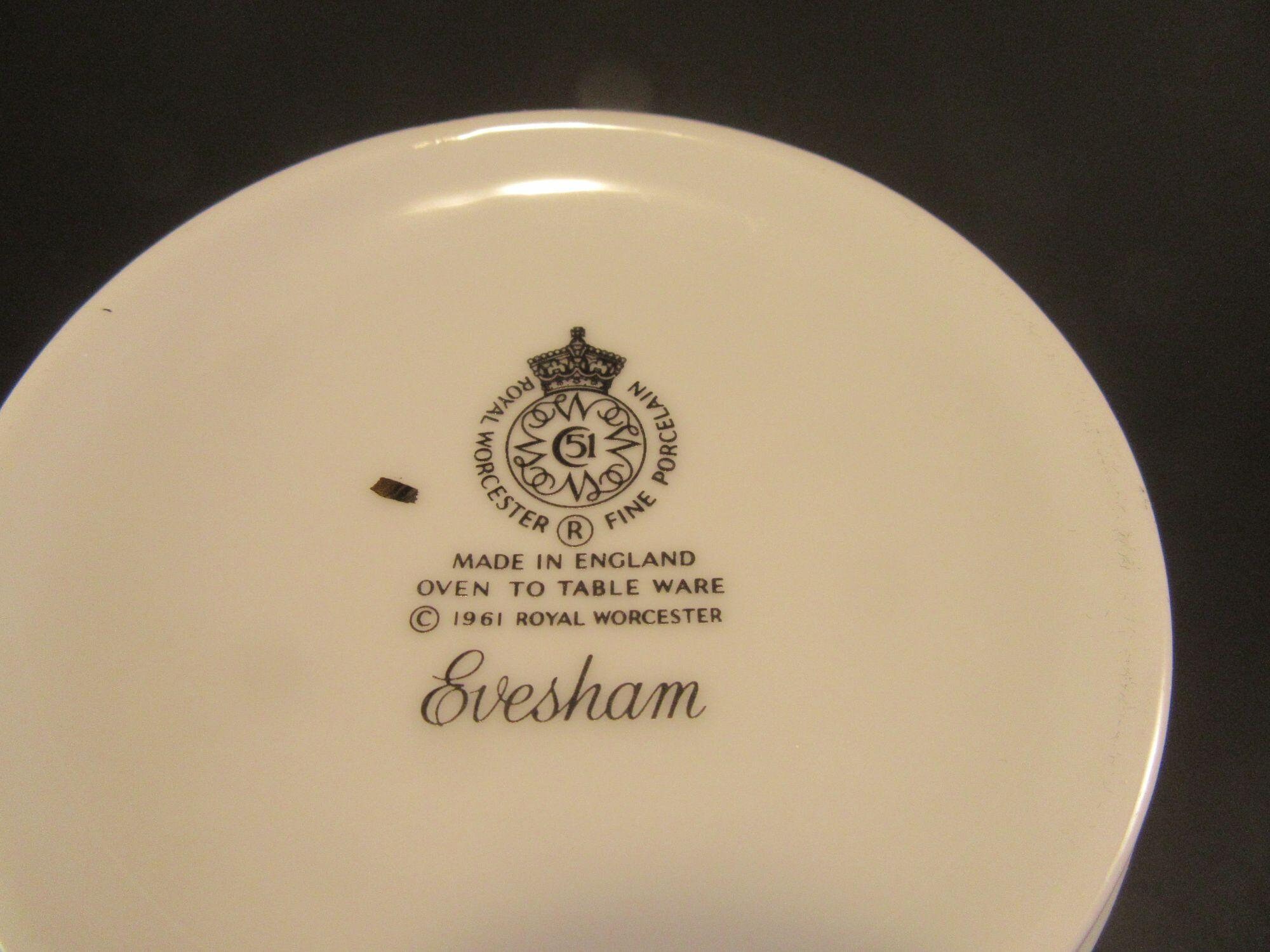 Set 3 Royal Worcester EVESHAM fine porcelain serving dishes Etsy