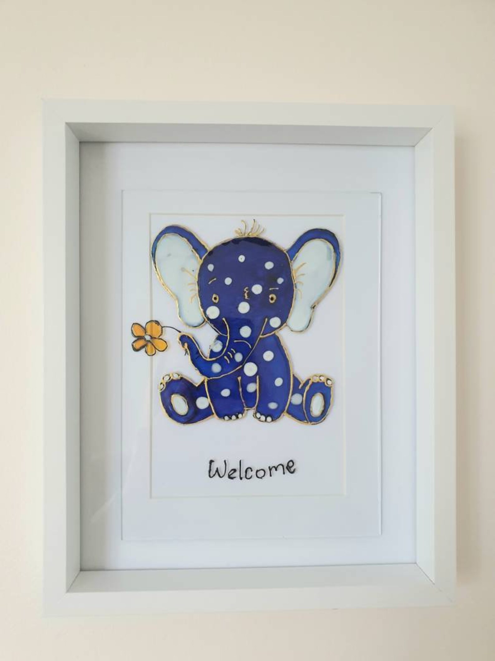 New Baby Hand Painted Gift Etsy