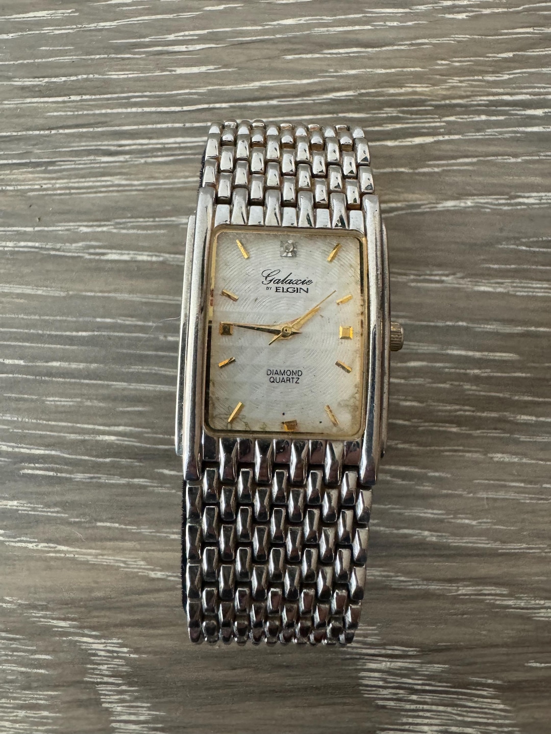 Stainless Steel Elgin Diamond Quartz Ladies Watch Elgin Diamond