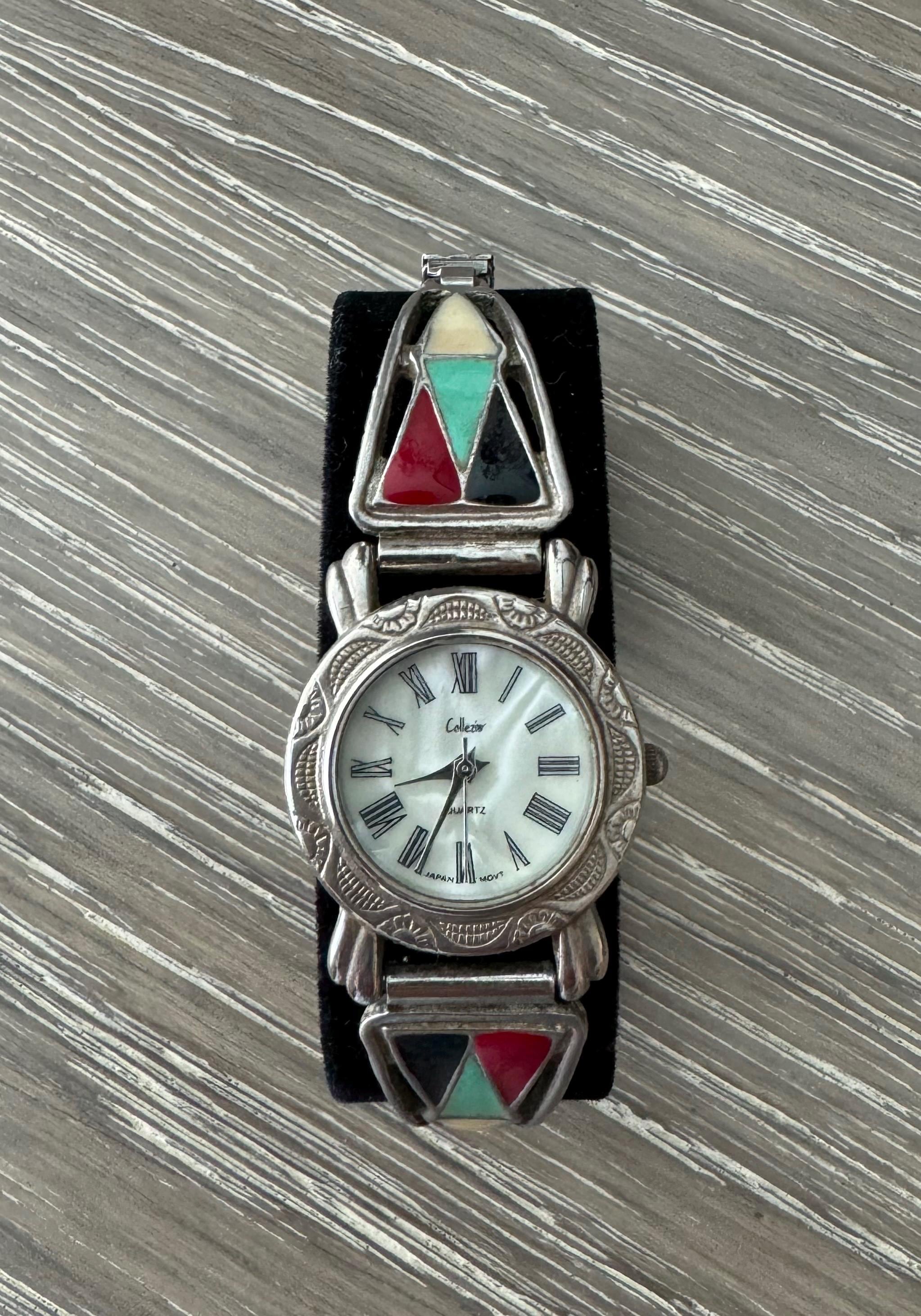 Vintage Collezio Southwestern Quartz Watch Etsy