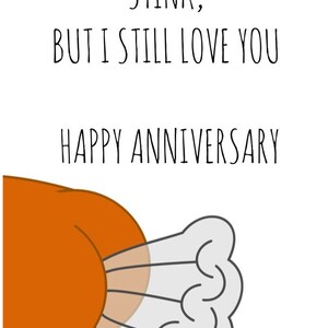Funny Anniversary Card Farts Funny Cards