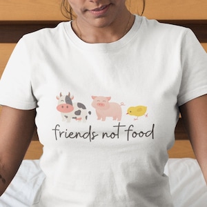 Friends Not Food Shirt | Vegan Unisex t-shirt